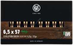 RWS 6,5x57 6,0 g EVO Green ( 20 sztuk )